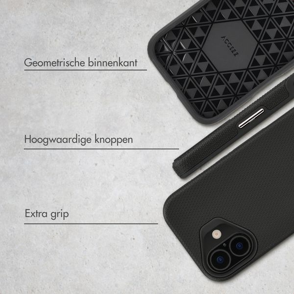 Accezz Tough Backcover met MagSafe Apple iPhone 16 - Zwart
