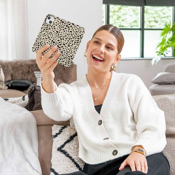 imoshion Design Bookcase Apple iPhone 14 - Black And White Dots