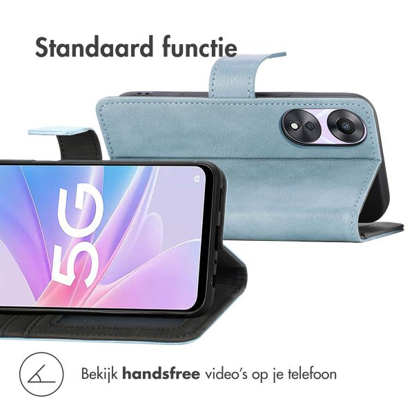 imoshion Luxe Bookcase Oppo A58 - Lichtblauw