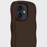 Holdit Wavy Case iPhone 12 / 12 Pro - Chocolate