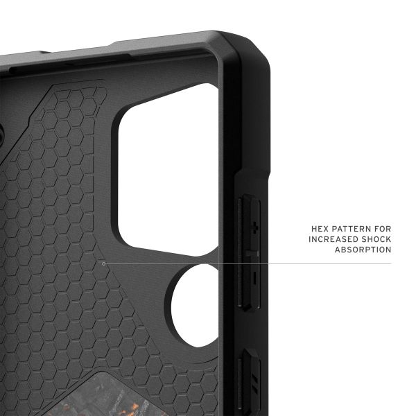 UAG Monarch Pro Backcover Samsung Galaxy S25 Ultra - Forged Carbon