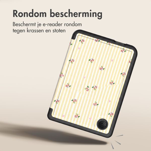 imoshion Design Vouwbare Bookcase Kobo Clara Colour / BW - Garden Stripes