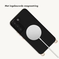Selencia Rivièra MagSafe Case with detachable hooks Samsung Galaxy S22 - Velvet Black