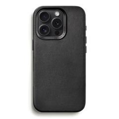 Woodcessories Bio Leather Case MagSafe Apple iPhone 16 Pro Max - Black