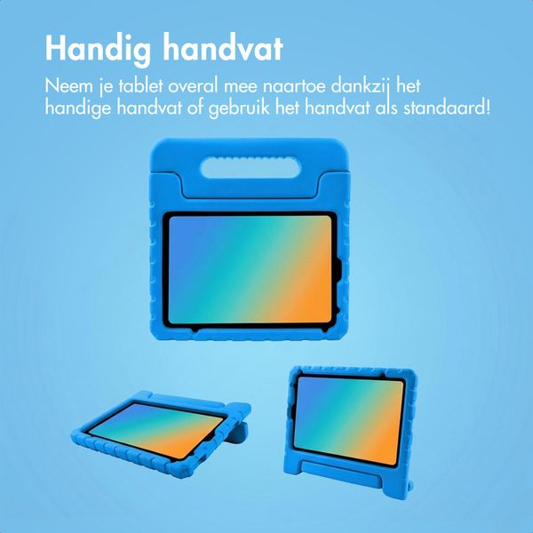 imoshion Kidsproof Backcover met handvat Apple iPad Mini 7 (2024) / iPad Mini 6 (2021) - Blauw