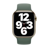 Apple Siliconen solobandje Apple Watch | 44/45/46/49 mm - Maat 12 - Eucalyptus
