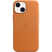 Apple Leather Backcover MagSafe Apple iPhone 13 Mini - Golden Brown