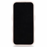 Holdit Wavy Case Apple iPhone 12 (Pro) - Transparent / Light Beige