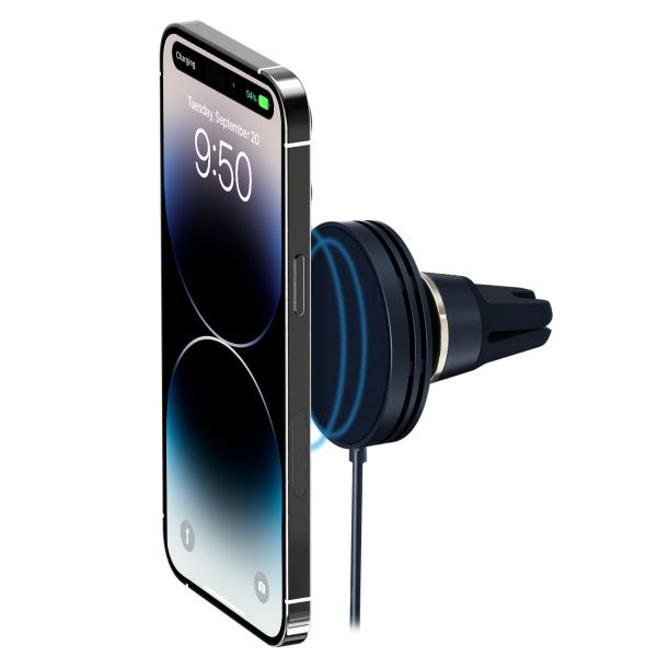 iOttie Velox Wireless Mini MagSafe mount - telefoonhouder auto - Ventilatierooster - Draadloos opladen