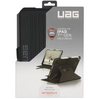 UAG Metropolis Book Case Apple iPad 9 (2021) 10.2 inch / iPad 8 (2020) 10.2 inch / iPad 7 (2019) 10.2 inch - Black