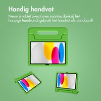 imoshion Kidsproof Backcover met handvat Apple iPad 11 (2025) 11 inch A16 / iPad 10 (2022) 10.9 inch - Groen