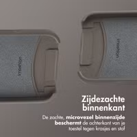 imoshion Color Backcover met afneembaar koord MagSafe Apple iPhone 16 Pro - Black Coffee