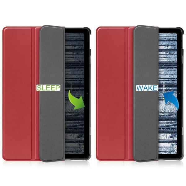 imoshion Trifold Bookcase Nokia T21 - Rood