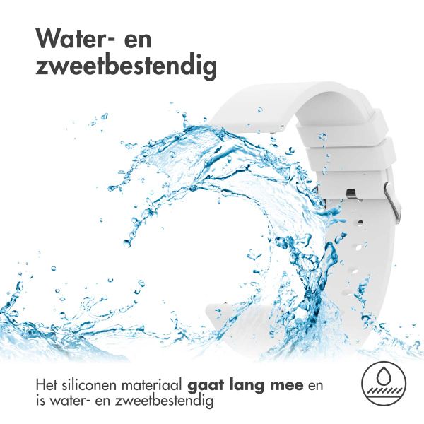 imoshion Siliconen bandje  - Universeel 24 mm aansluiting - Wit