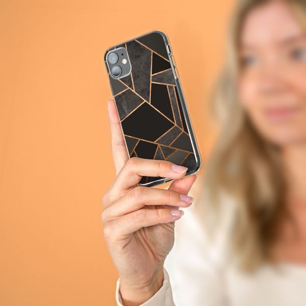 imoshion Design hoesje Apple iPhone SE (2022 / 2020) / 8 / 7 / 6s - Grafisch Koper / Zwart