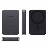 Empower by PanzerGlass Empower Bank Powerbank 10.000 mAh - Draadloze Powerbank - MagSafe en Qi2 - Space Black
