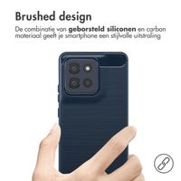 imoshion Brushed Backcover Motorola Moto G86 - Donkerblauw
