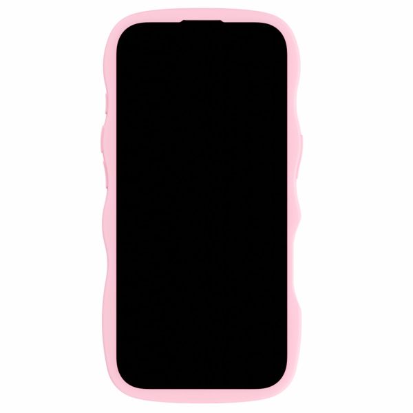Holdit Wavy Case Apple iPhone 16 Pro - Transparent / Pink