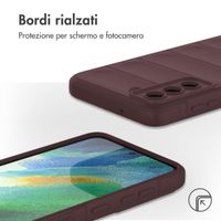 imoshion EasyGrip Backcover Samsung Galaxy S21 FE - Aubergine