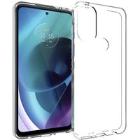 Accezz Clear Backcover Motorola Moto G71 - Transparant