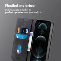 imoshion Slim Bookcase Apple iPhone 12 (Pro) - Zwart