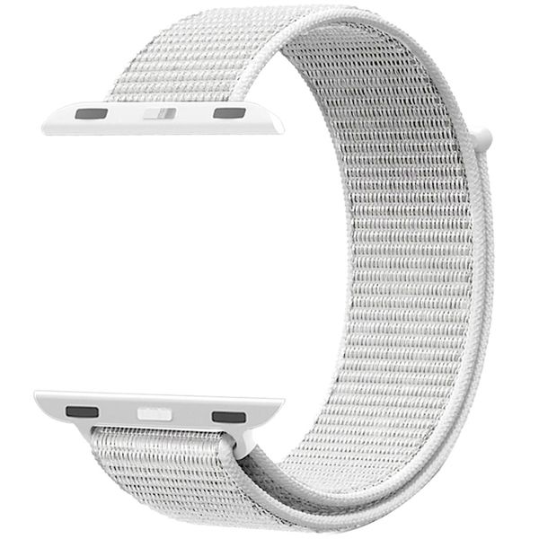 imoshion Nylon bandje Apple Watch Series 1-9 / SE - 38/40/41 mm / Series 10 - 42 mm - Wit