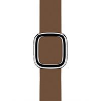 Apple Leather Band Modern Buckle Apple Watch Series 1 t/m 9 / SE (38/40/41 mm) | Series 10 / 11 (42 mm) - Maat M - Bruin