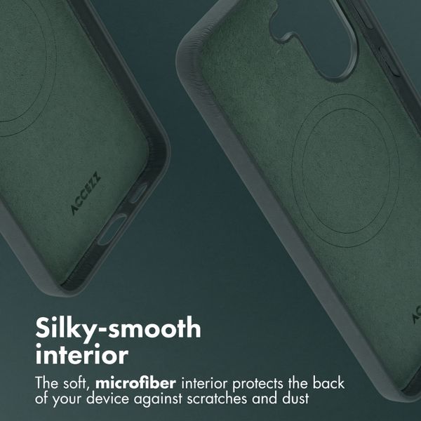 Accezz Leather Case with MagSafe Samsung Galaxy A57 (5G) - Cedar Green