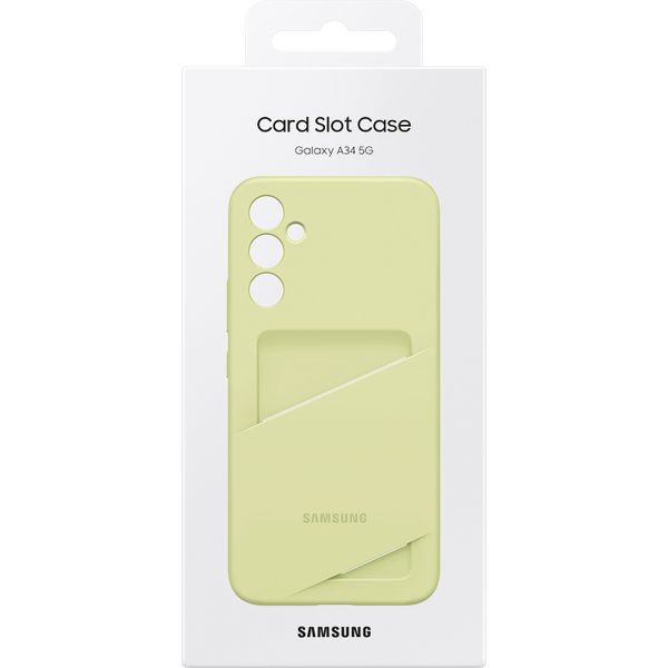 Samsung Originele Card Slot Cover Samsung Galaxy A34 (5G) - Lime