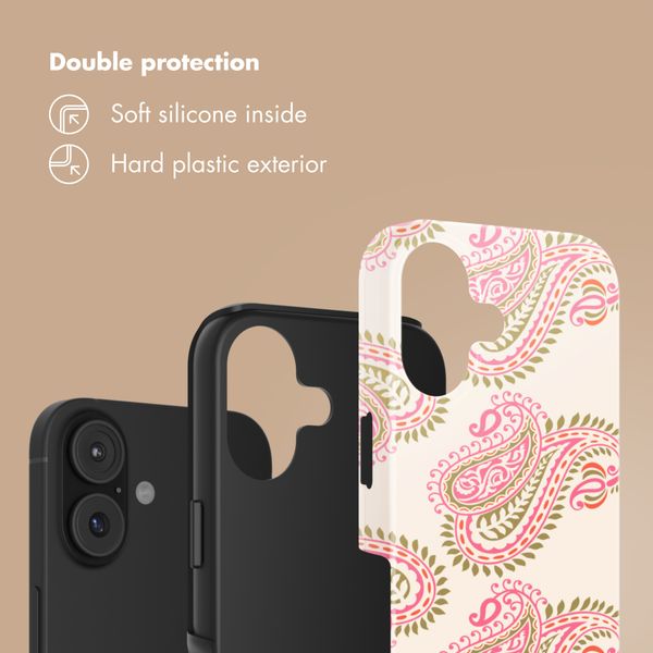 Selencia Vivid Back Cover Apple iPhone 17 - Paisley Blush