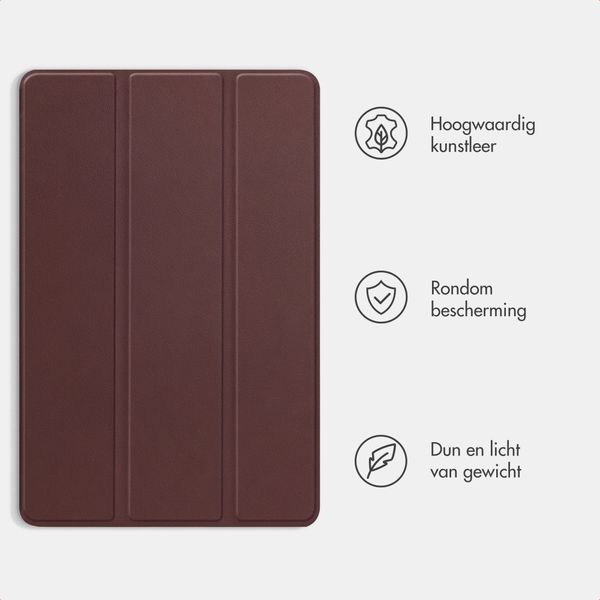 imoshion Trifold Bookcase Samsung Galaxy Tab A11 Plus - Bordeaux