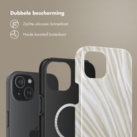 Selencia Vivid Backcover met MagSafe Apple iPhone 15 - Nature Light Brown