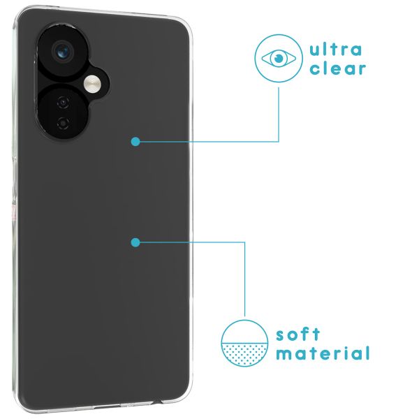 Softcase Backcover OnePlus Nord CE 3 Lite - Transparant