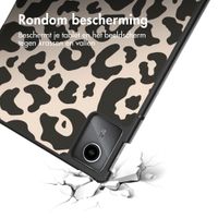 imoshion Trifold Design Bookcase Lenovo Tab M11 - Leopard