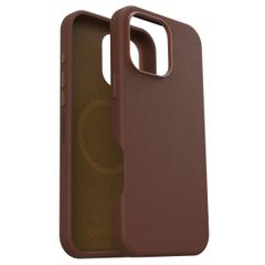 OtterBox Symmetry Cactus leren Backcover met MagSafe Apple iPhone 16 Pro Max - Rich Adobe Brown