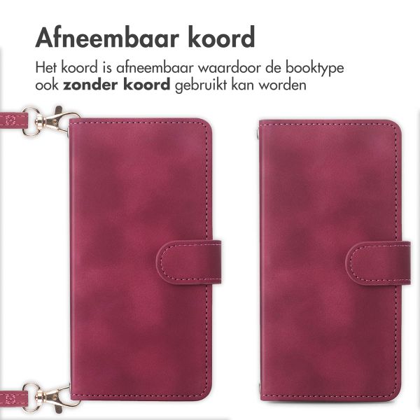 imoshion Bookcase met koord Apple iPhone 12 (Pro) - Rood