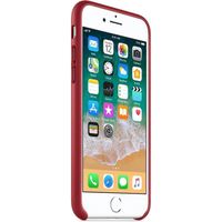 Apple Leather Backcover voor Apple iPhone SE (2022 / 2020) / 8 / 7 - Red