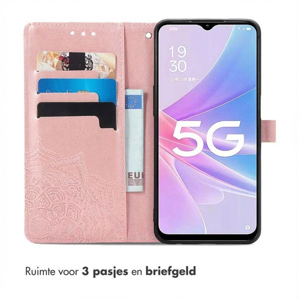imoshion Mandala Bookcase Oppo A78 (4G) - Rosé Goud