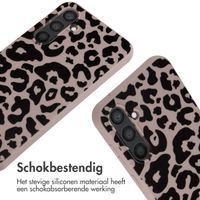 imoshion Siliconen design hoesje met koord Samsung Galaxy S23 FE - Animal Pink