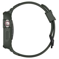 Spigen Rugged Armor™ Pro case Apple Watch 44 mm / 45 mm - Groen