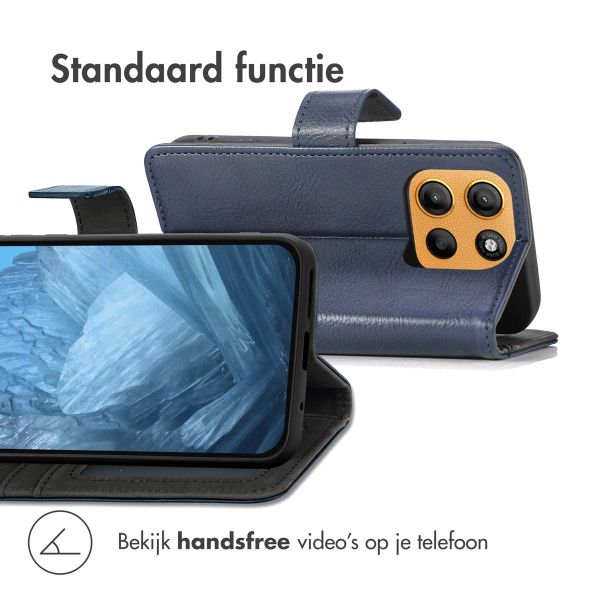 imoshion Luxe Bookcase Motorola Moto G15 / G15 Power - Donkerblauw