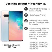 Accezz Clear Backcover Samsung Galaxy S10 Plus - Transparant