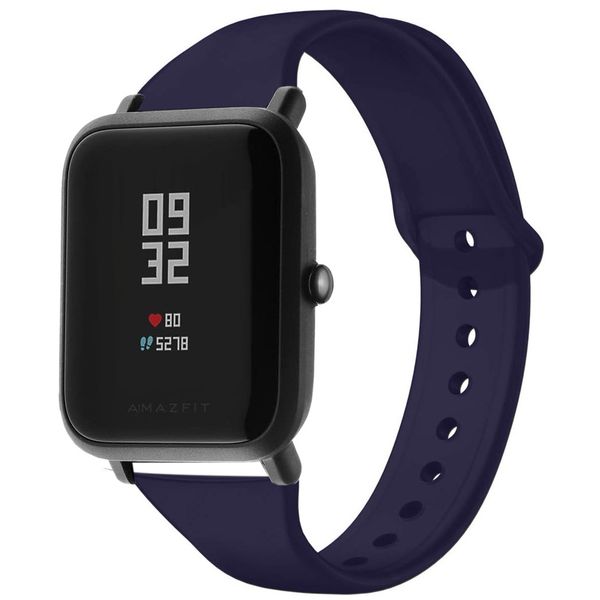 imoshion Siliconen bandje Amazfit GTS / BIP - Donkerblauw