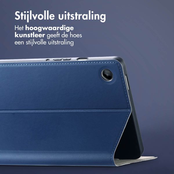 Accezz Classic Tablet Case Samsung Galaxy Tab A9 8.7 inch - Donkerblauw