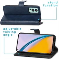 imoshion Luxe Bookcase OnePlus Nord 2 - Donkerblauw