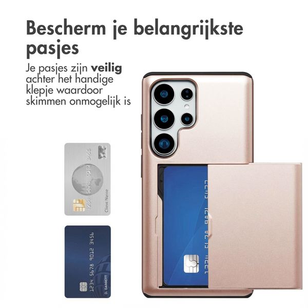 imoshion Backcover met pasjeshouder Samsung Galaxy S25 Ultra - Rosé Goud