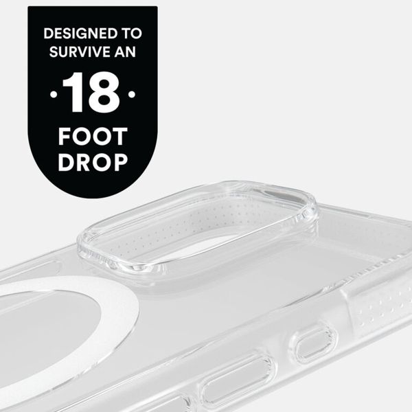 BodyGuardz Ace Pro MagSafe Backcover Apple iPhone 16 Pro - Clear / White