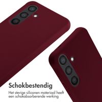 imoshion Siliconen hoesje met koord Samsung Galaxy S24 - Donkerrood