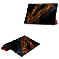 imoshion Trifold Bookcase Samsung Galaxy Tab S8 Ultra - Rood