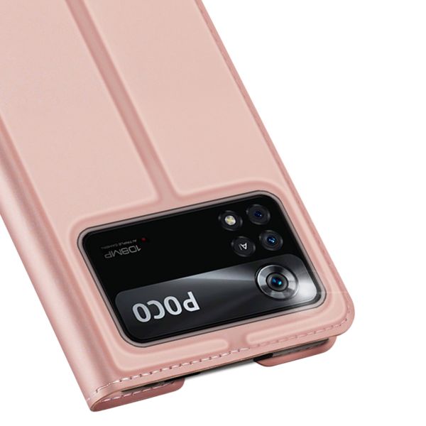 Dux Ducis Slim Softcase Bookcase Xiaomi Poco X4 Pro 5G - Rose Goud